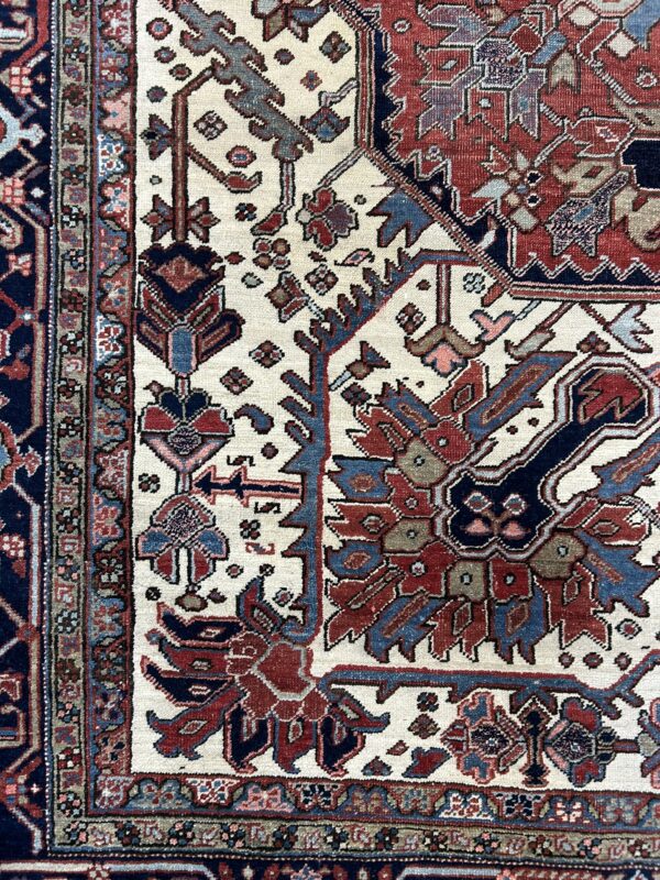 Antique Persian Serapi 12' x 15' - Image 3