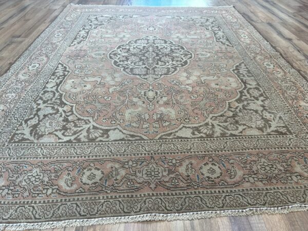 4' x 6' Antique Persian Tabriz - Image 2