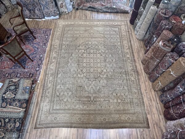 12' x 16' Antique Persian Tabriz - Image 4