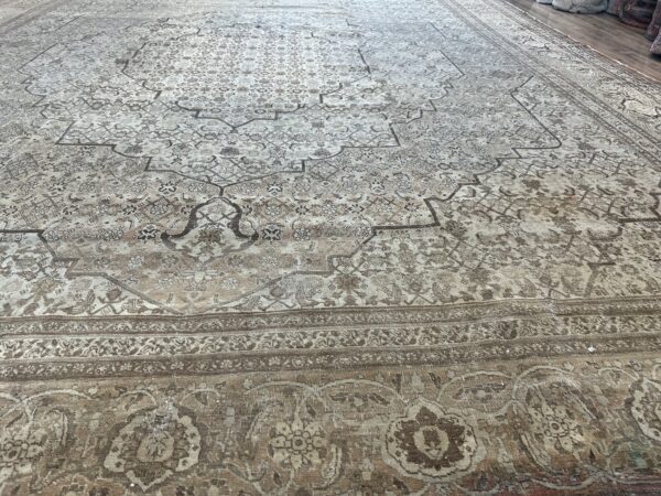 12' x 16' Antique Persian Tabriz - Image 2