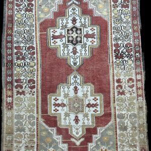 4' x 7' Vintage Turkish Oushak