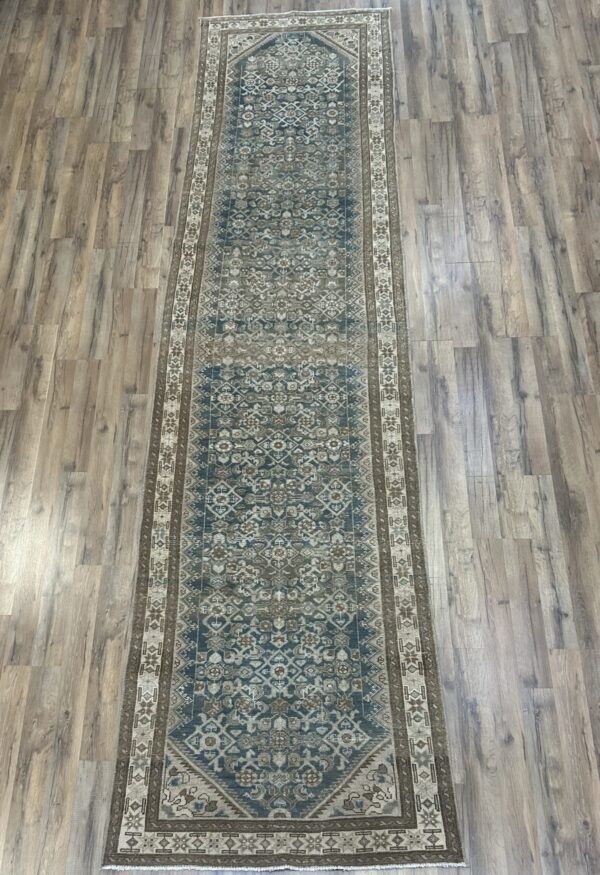 3' x 14' Vintage Persian Malayer