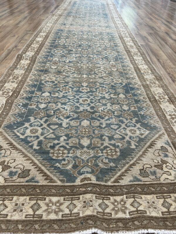 3' x 14' Vintage Persian Malayer - Image 2