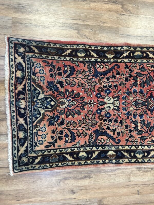 3' x 15' Vintage Persian Lilihan - Image 4