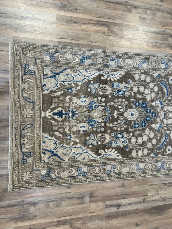 4' x 14' Vintage Persian Malayer - Image 3