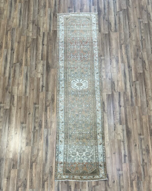 3' x 11' Vintage Persian Heriz