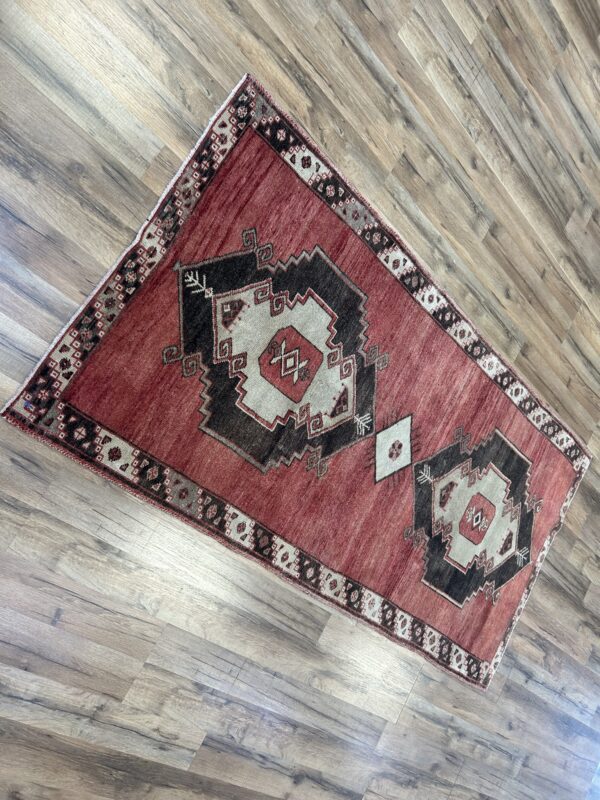 3' x 6' Vintage Turkish Oushak - Image 3