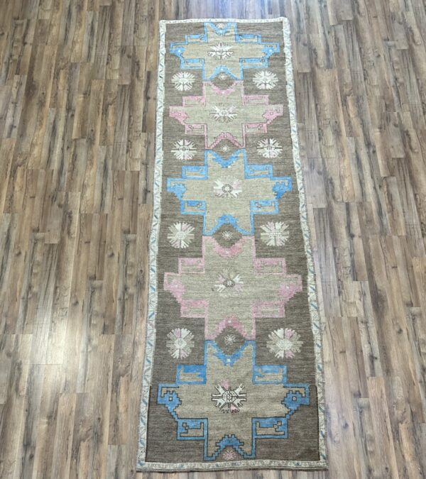 4' x 12' Vintage Turkish Oushak