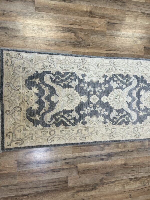 3' x 16' Vintage Indian Oushak - Image 4