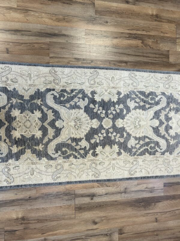 3' x 16' Vintage Indian Oushak - Image 2