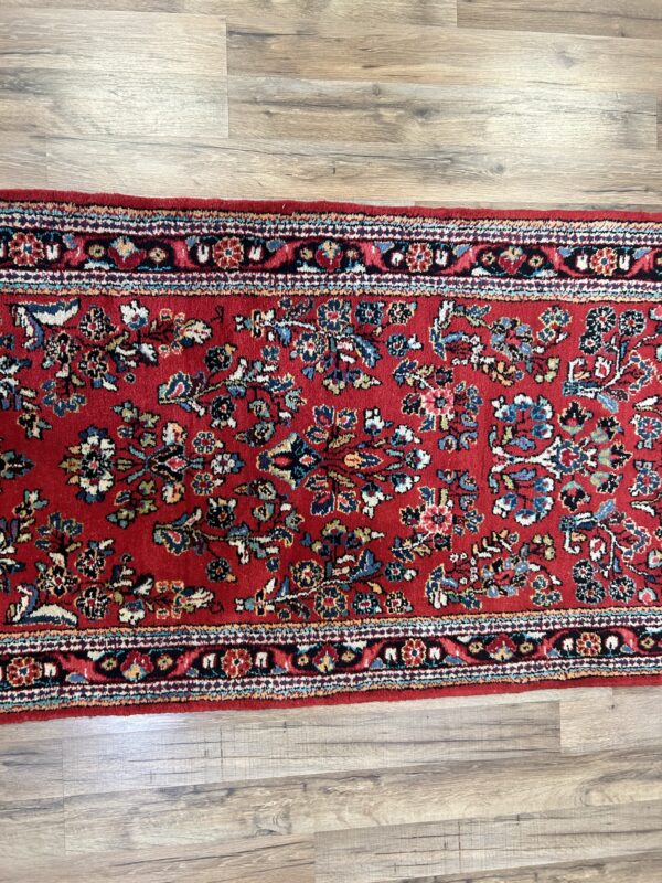 3' x 15' Vintage Persian Lilihan - Image 4