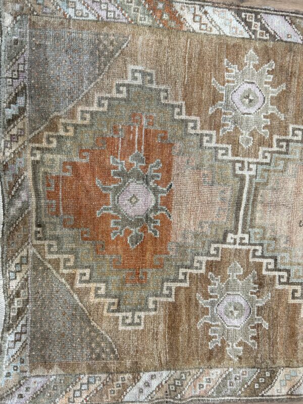 5' x 12' Vintage Turkish Oushak - Image 5