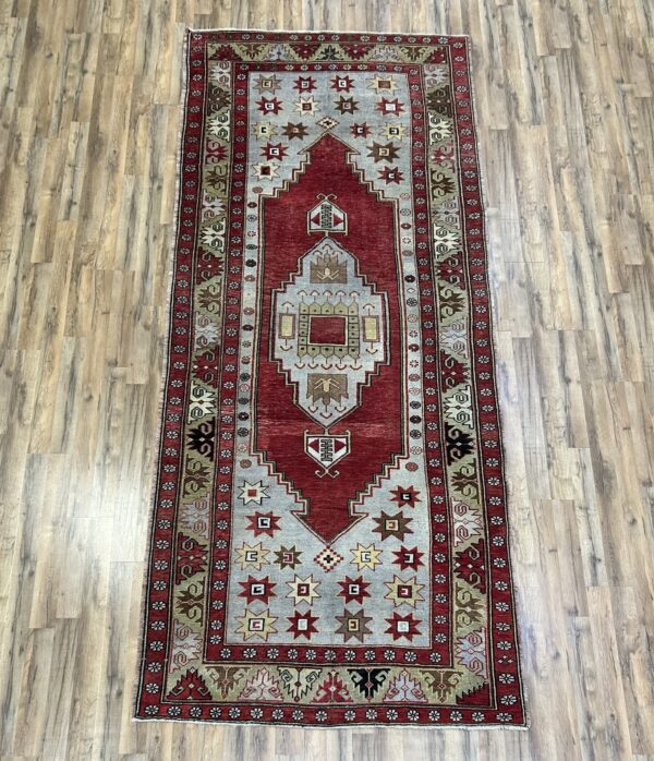 5' x 13' Vintage Turkish Oushak