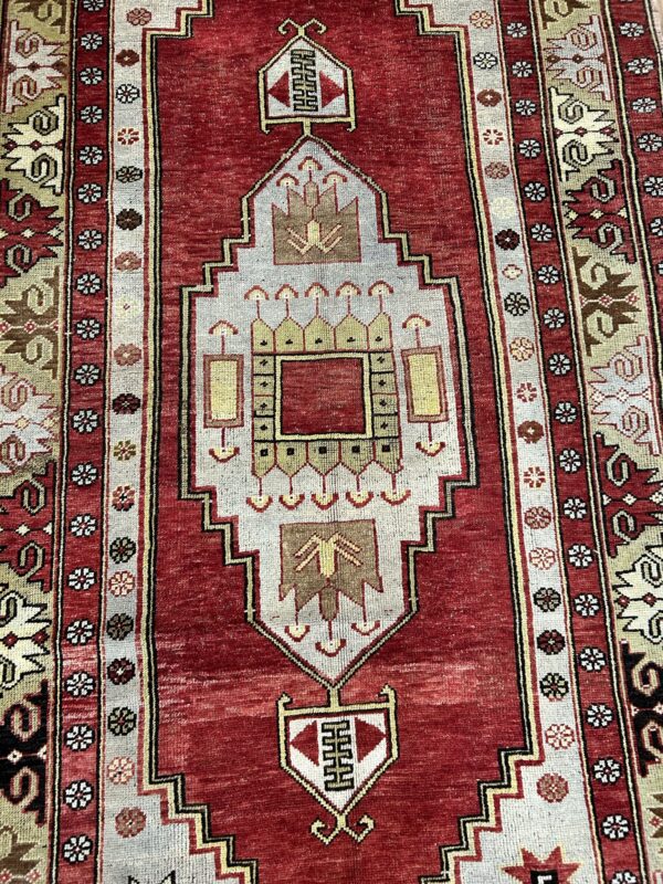 5' x 13' Vintage Turkish Oushak - Image 4