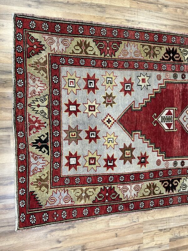 5' x 13' Vintage Turkish Oushak - Image 3