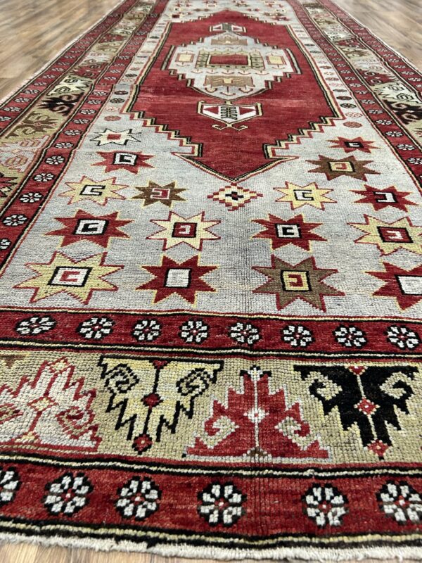 5' x 13' Vintage Turkish Oushak - Image 2