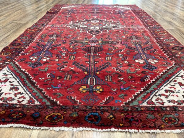 5' x 8' Vintage Persian Bakhtiari - Image 2