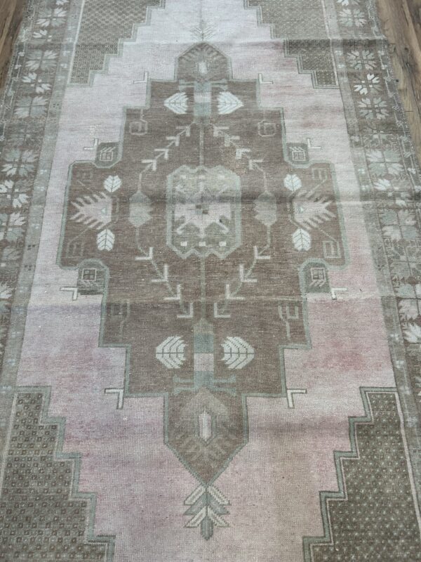 5' x 11' Vintage Turkish Oushak - Image 3