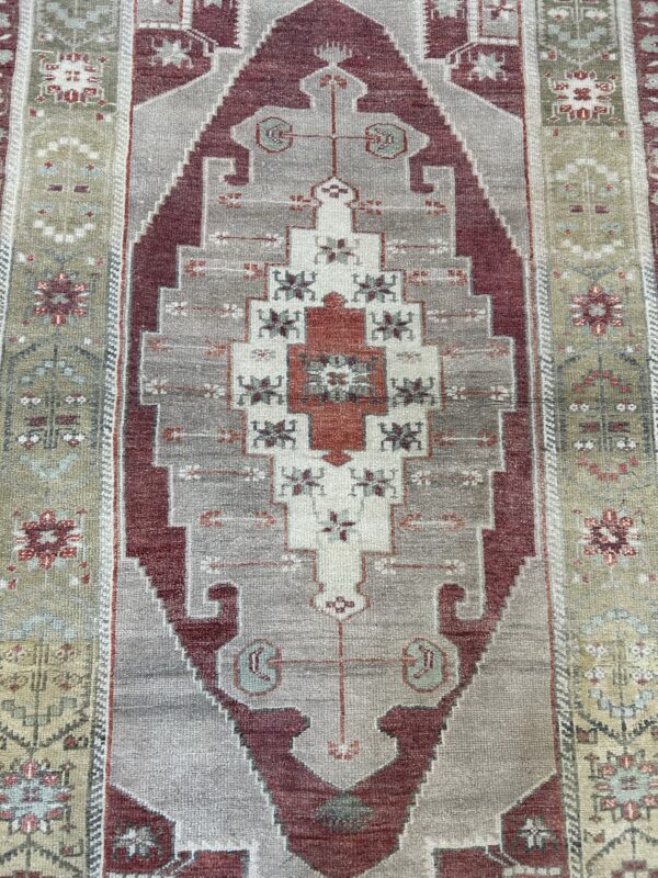 5' x 8' Vintage Turkish Oushak - Image 5