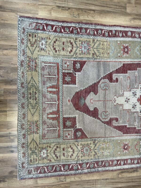 5' x 8' Vintage Turkish Oushak - Image 4