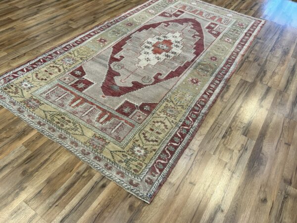 5' x 8' Vintage Turkish Oushak - Image 3