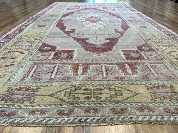 5' x 8' Vintage Turkish Oushak - Image 2