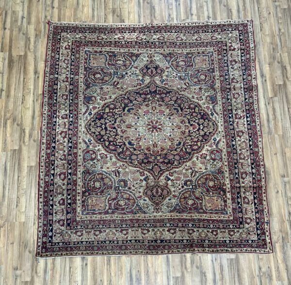 8' x 10' Antique Persian Lavar Kerman