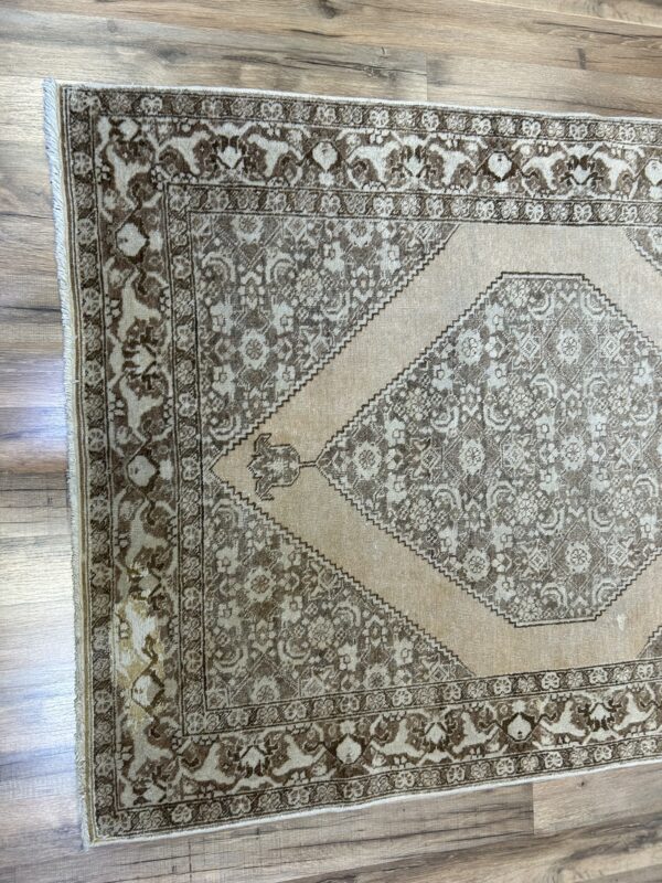 4' x 6' Antique Persian Tabriz - Image 3