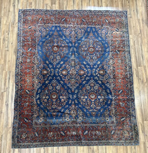 9' x 11' Antique Persian Kashan