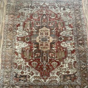 Antique Persian Heriz 12 x 15