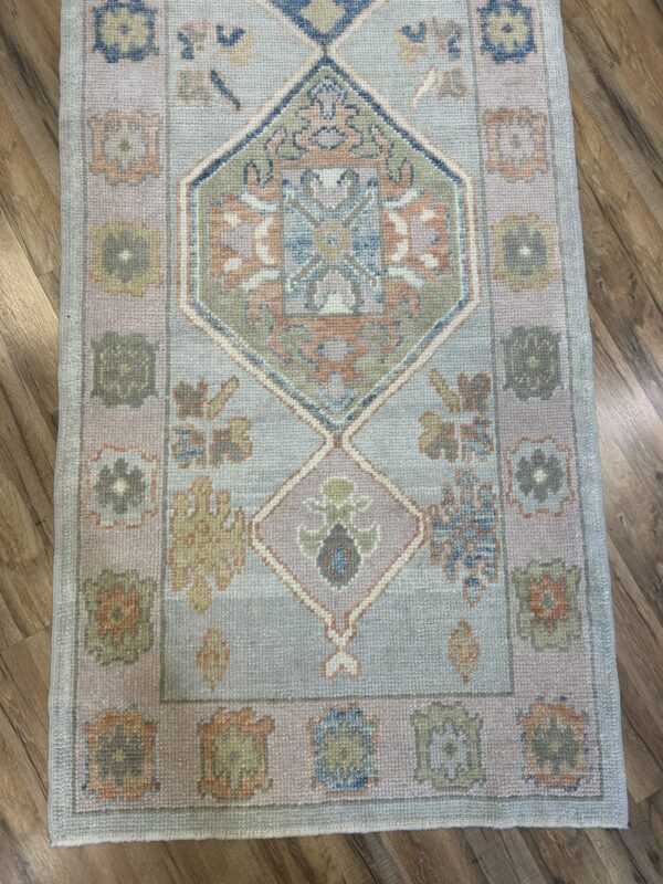 3' x 18' Turkish Oushak Runner - Image 6