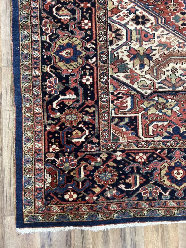 12' x 16' Antique Persian Heriz - Image 3