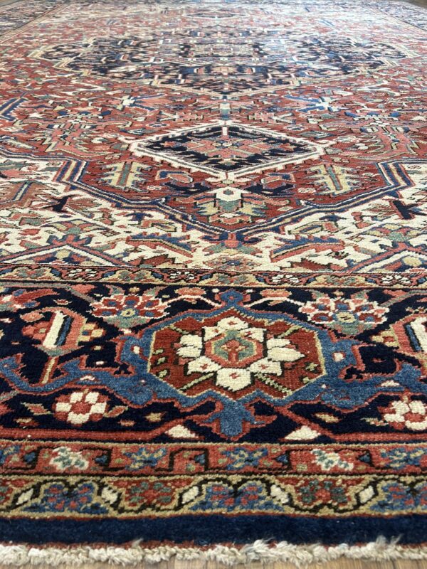 12' x 16' Antique Persian Heriz - Image 2