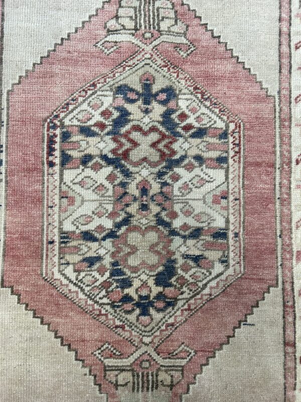 3' x 4' Vintage Turkish Oushak - Image 5