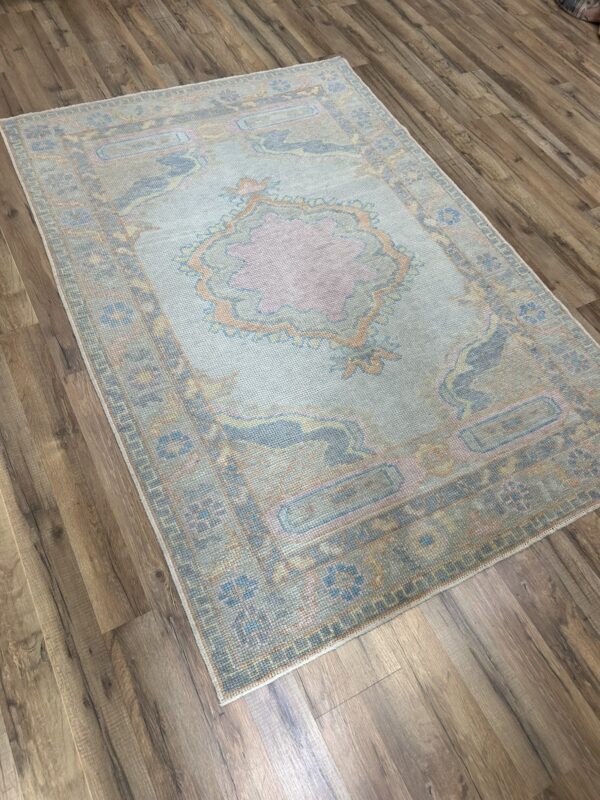 4' x 6' New Turkish Oushak - Image 3