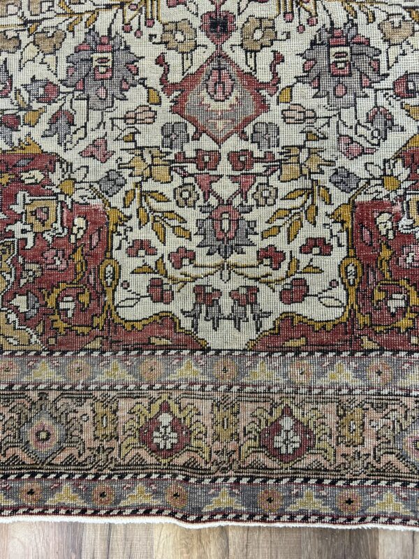 5' x 8' Vintage Turkish Oushak - Image 6