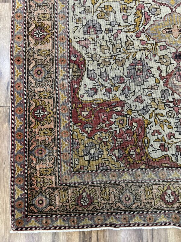 5' x 8' Vintage Turkish Oushak - Image 4