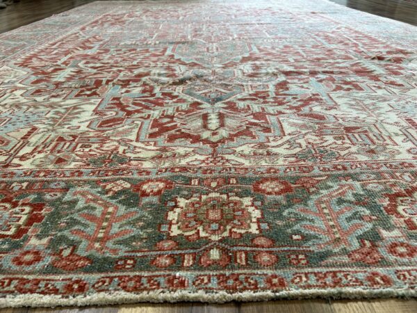 8' x 12' Vintage Persian Heriz - Image 2