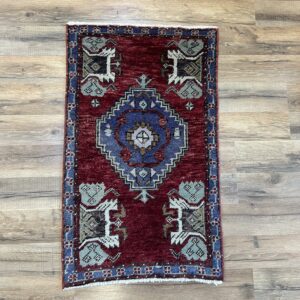 2' x 3' Vintage Turkish Oushak