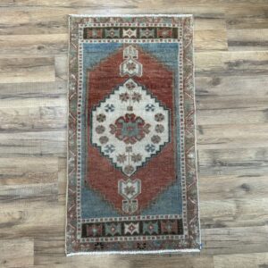 2' x 3' Vintage Turkish Oushak
