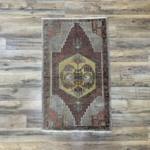 2' x 3' Vintage Turkish Oushak