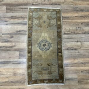 2' x 3' Vintage Turkish Oushak