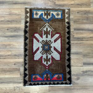 2' x 3' Vintage Turkish Oushak