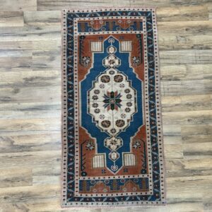 2' x 4' Vintage Turkish Oushak