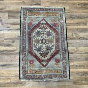2' x 3' Vintage Turkish Oushak