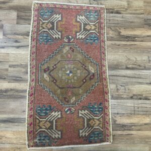 2' x 3' Vintage Turkish Oushak