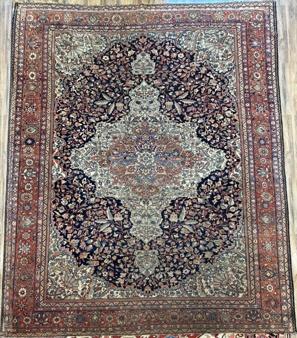 9 x 12 Antique Persian Farahan