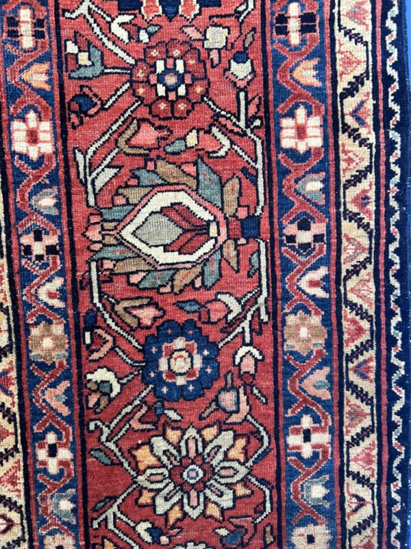 9 x 12 Antique Persian Farahan - Image 6