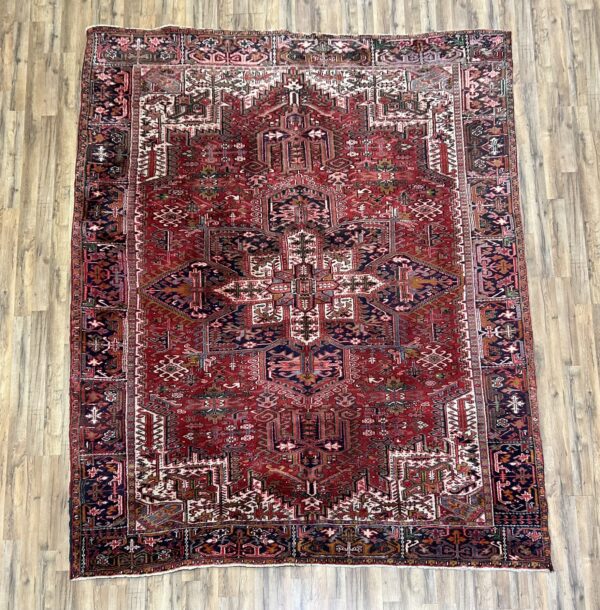 9 x 11 Vintage Persian Heriz