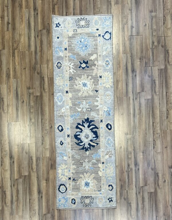 3 x 9 Oushak Design Runner